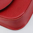 LOUIS VUITTON Epi Saint Cloud GM Shoulder Bag Red M52197 LV Auth 173158-14