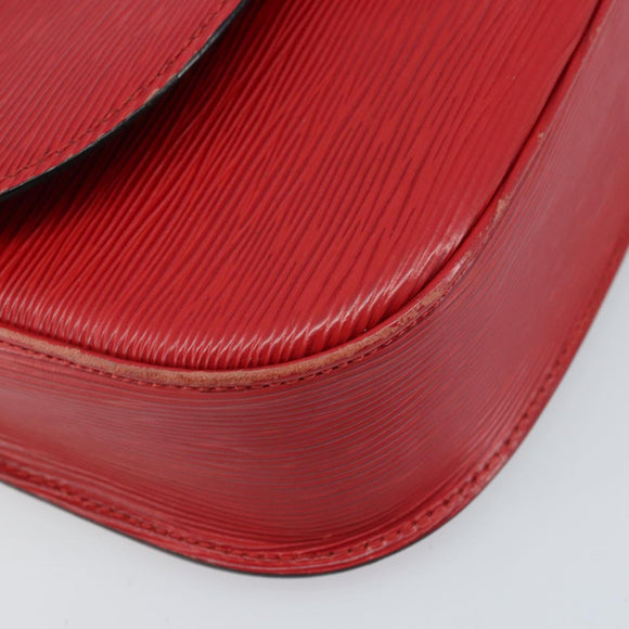 LOUIS VUITTON Epi Saint Cloud GM Shoulder Bag Red M52197 LV Auth 173158