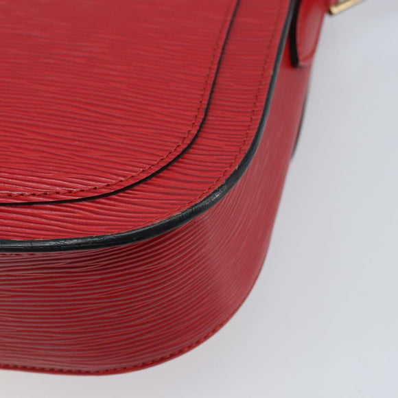 LOUIS VUITTON Epi Saint Cloud GM Shoulder Bag Red M52197 LV Auth 173158