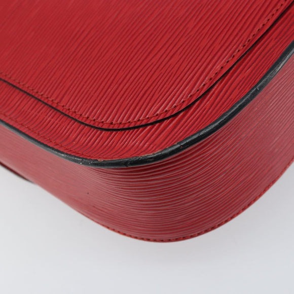 LOUIS VUITTON Epi Saint Cloud GM Shoulder Bag Red M52197 LV Auth 173158