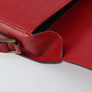 LOUIS VUITTON Epi Saint Cloud GM Shoulder Bag Red M52197 LV Auth 173158-20
