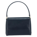 GUCCI Handtas Leer Marineblauw goud 000 406 1080 Auth 173159-3