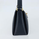GUCCI Handtas Leer Marineblauw goud 000 406 1080 Auth 173159-4