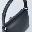 GUCCI Handtas Leer Marineblauw goud 000 406 1080 Auth 173159-6