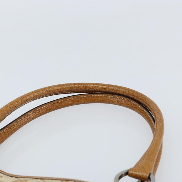 GUCCI GG Canvas Tote Bag Beige Brown 113015 Auth 173169V