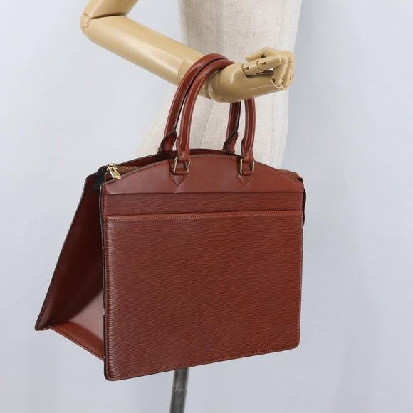 LOUIS VUITTON Epi Riviera Hand Bag Brown M48183 LV Auth 173175
