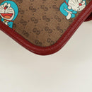 GUCCI GG Supreme Web Sherry Line Waist bag PVC Beige Gold 647817 Auth 173178M-18