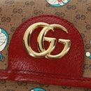 GUCCI GG Supreme Web Sherry Line Waist bag PVC Beige Gold 647817 Auth 173178M-20