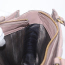 Salvatore Ferragamo Vala Shoulder Bag Leather 2way Purple Gold Auth 173180-22