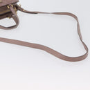 Salvatore Ferragamo Vala Shoulder Bag Leather 2way Purple Gold Auth 173180-8