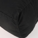 PRADA Boston Bag Nylon Black Silver Auth 173182-9