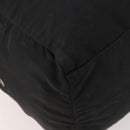 PRADA Boston Bag Nylon Black Silver Auth 173182-14