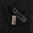 PRADA Boston Bag Nylon Black Silver Auth 173182-18