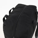 PRADA Boston Bag Nylon Black Silver Auth 173182-6
