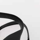 PRADA Boston Bag Nylon Black Silver Auth 173182-8