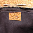 GUCCI GG Canvas Hand Bag PVC Beige Silver 113011 Auth 173185V-18
