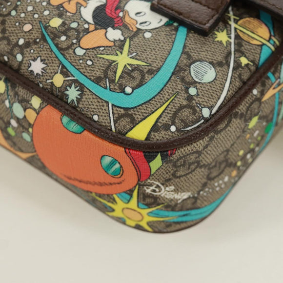 GUCCI GG Supreme Disney Collaboration Heuptas PVC Beige 602695 Auth 173187SAM