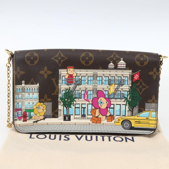LOUIS VUITTON Monogram Vivienne Pochette Felice Bag M81762 LV Auth 173194SAM