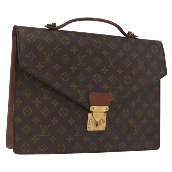 LOUIS VUITTON Monogram Porte Documents Bandouliere Tasche M53338 LV Auth 173204