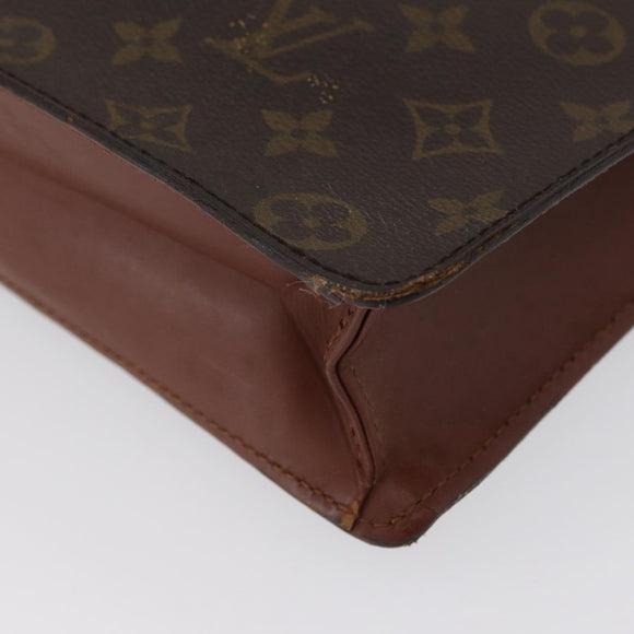 LOUIS VUITTON Monogram Porte Documents Bandouliere Tasche M53338 LV Auth 173204