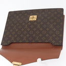 LOUIS VUITTON Monogram Porte Documents Bandouliere Tasche M53338 LV Auth 173204-15