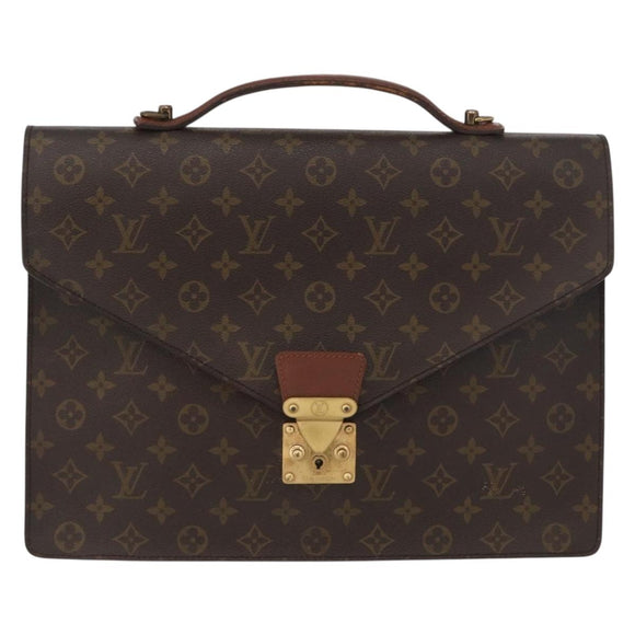LOUIS VUITTON Monogram Porte Documents Bandouliere Tasche M53338 LV Auth 173204