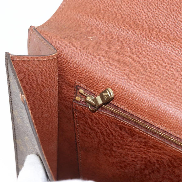 LOUIS VUITTON Monogram Porte Documents Bandouliere Tasche M53338 LV Auth 173204