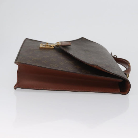 LOUIS VUITTON Monogram Porte Documents Bandouliere Tasche M53338 LV Auth 173204