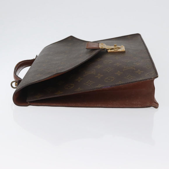 LOUIS VUITTON Monogram Porte Documents Bandouliere Tasche M53338 LV Auth 173204