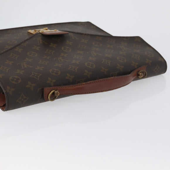 LOUIS VUITTON Monogram Porte Documents Bandouliere Tasche M53338 LV Auth 173204