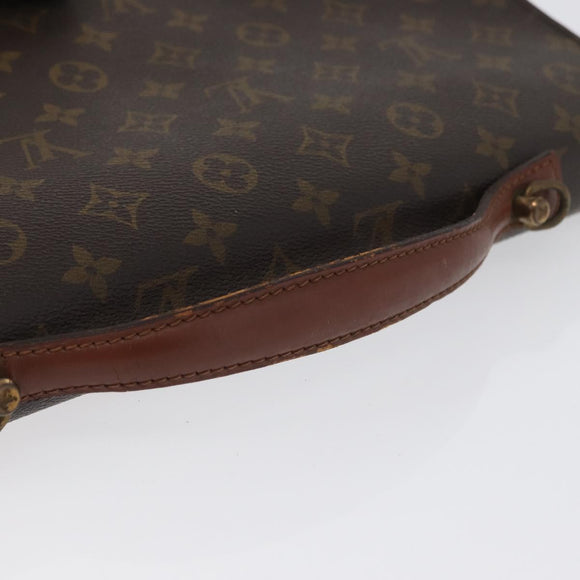 LOUIS VUITTON Monogram Porte Documents Bandouliere Tasche M53338 LV Auth 173204