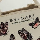 BVLGARI Bag Canvas 2way MARY KATRANTZOU Collaboration White Gold Auth 173206M-21