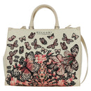 BVLGARI Bag Canvas 2way MARY KATRANTZOU Collaboration White Gold Auth 173206M-13