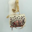 BVLGARI Bag Canvas 2way MARY KATRANTZOU Collaboration White Gold Auth 173206M-28