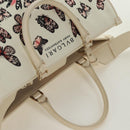 BVLGARI Bag Canvas 2way MARY KATRANTZOU Collaboration White Gold Auth 173206M-7