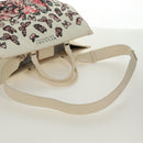 BVLGARI Bag Canvas 2way MARY KATRANTZOU Collaboration White Gold Auth 173206M-9