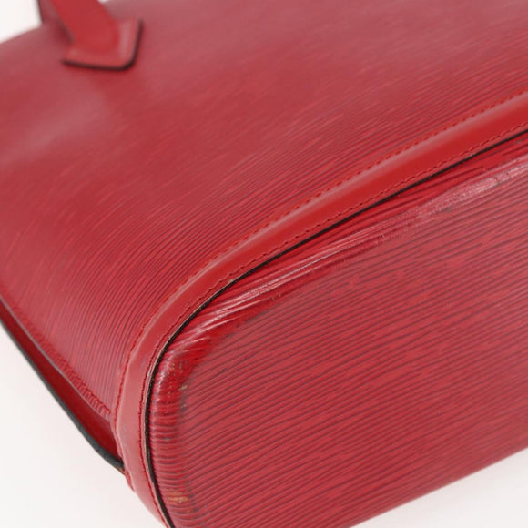 LOUIS VUITTON Epi Lussac Shoulder Bag Red M52287 LV Auth 173207