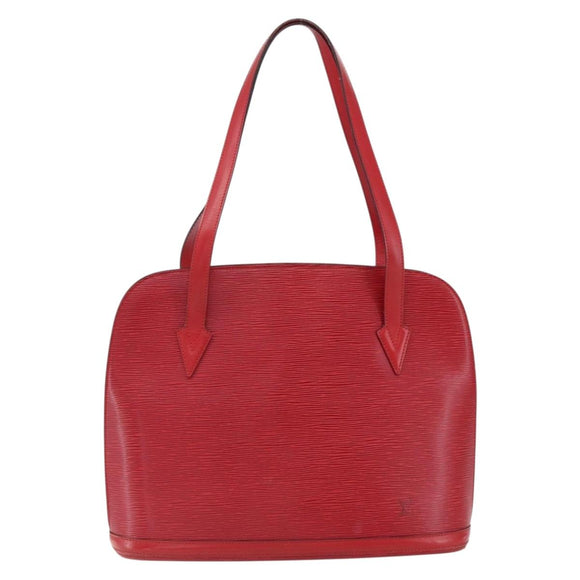 LOUIS VUITTON Epi Lussac Shoulder Bag Red M52287 LV Auth 173207