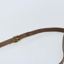 GUCCI GG Supreme Web Sherry Line Bag PVC Beige Gold 119 02 087 Auth 173208-8