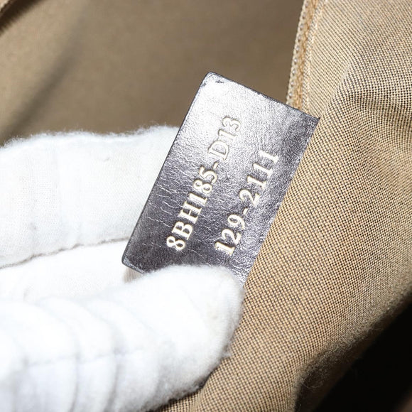 FENDI Zucchino Canvas Tote Bag PVC Multicolor Gold Auth 173210A