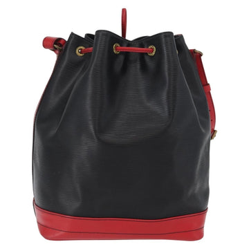 LOUIS VUITTON Epi Noe Shoulder Bag Bicolor Black Red M44017 LV Auth 173211 - 0