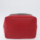 LOUIS VUITTON Epi Noe Shoulder Bag Bicolor Black Red M44017 LV Auth 173211-5
