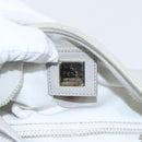 FENDI Mamma Baguette Shoulder Bag Cotton Light Blue Silver Auth 173215A-17
