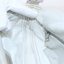 FENDI Mamma Baguette Shoulder Bag Cotton Light Blue Silver Auth 173215A-19