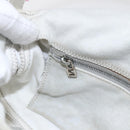 FENDI Mamma Baguette Shoulder Bag Cotton Light Blue Silver Auth 173215A-20