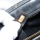 CHANEL Wild Stitch Hand Bag Leather Black CC Auth 173219-12