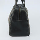 CHANEL Wild Stitch Hand Bag Leather Black CC Auth 173219-4