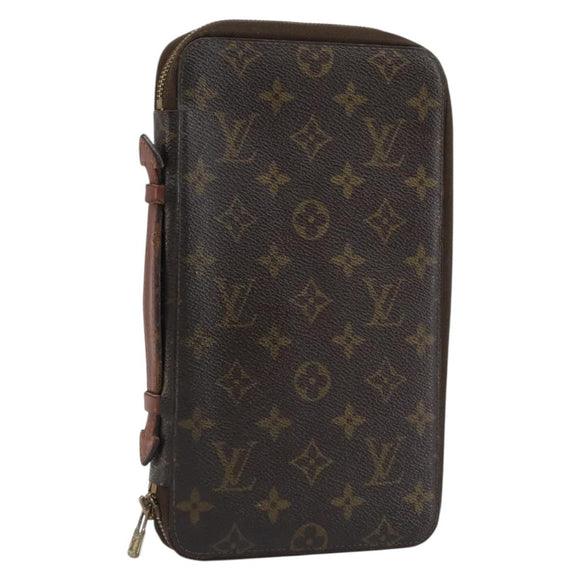 LOUIS VUITTON Monogram Pochette Escapade Reiseetui M60113 LV Auth 173221