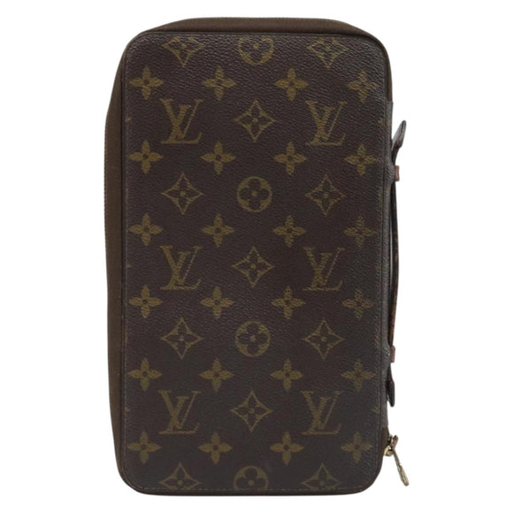 LOUIS VUITTON Monogram Pochette Escapade Reiseetui M60113 LV Auth 173221