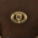 Burberrys Nova Check Shoulder Bag PVC Beige Gold Auth 173230-17